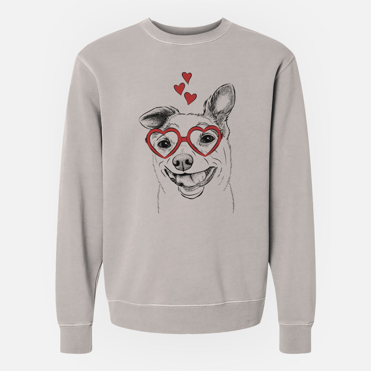 Valentine Mortimer the Mixed Breed - Unisex Pigment Dyed Crew Sweatshirt