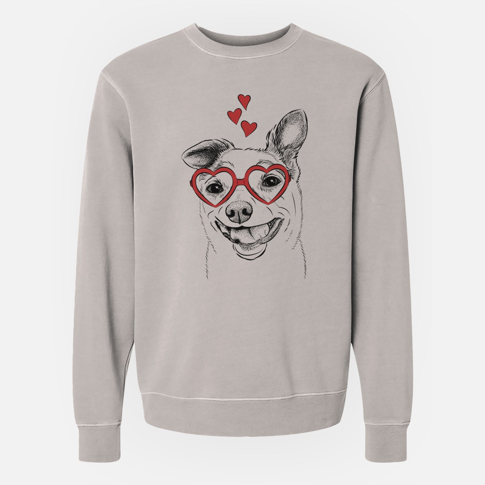 Valentine Mortimer the Mixed Breed - Unisex Pigment Dyed Crew Sweatshirt