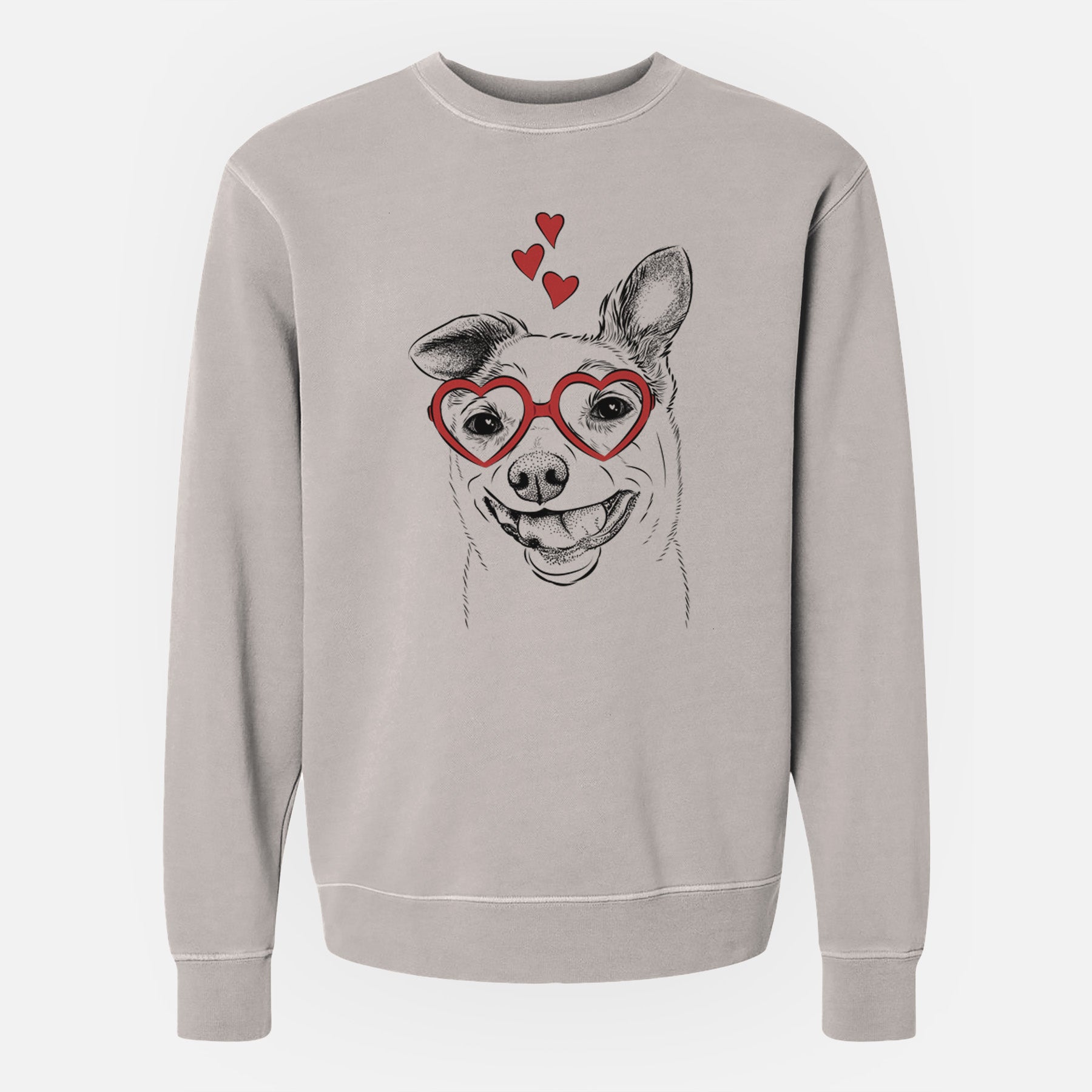Valentine Mortimer the Mixed Breed - Unisex Pigment Dyed Crew Sweatshirt