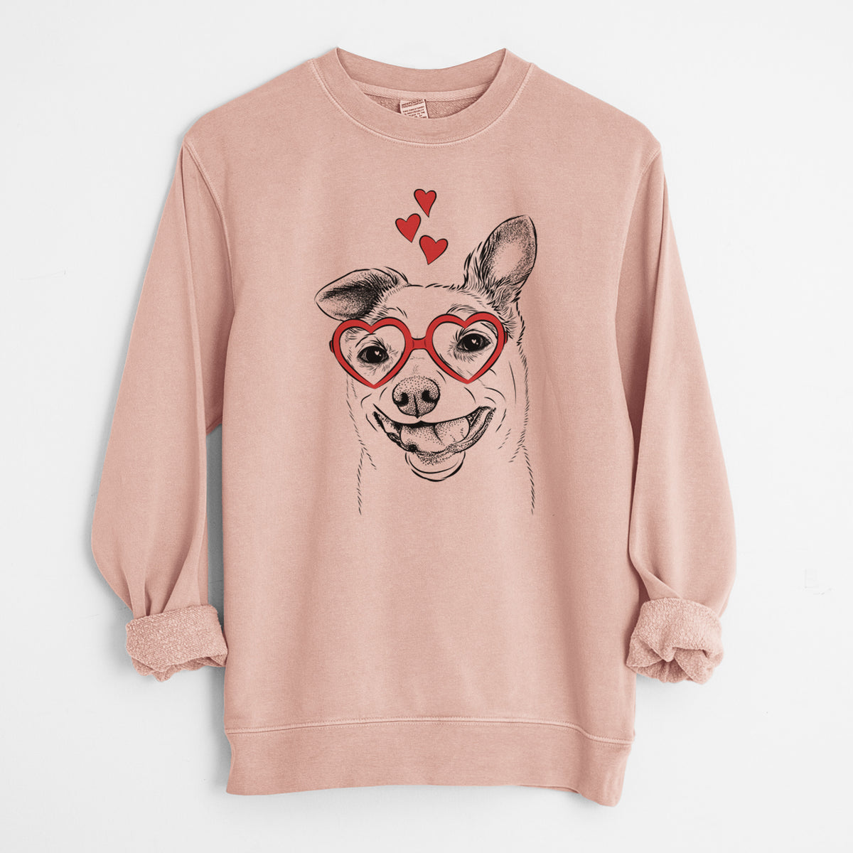 Valentine Mortimer the Mixed Breed - Unisex Pigment Dyed Crew Sweatshirt