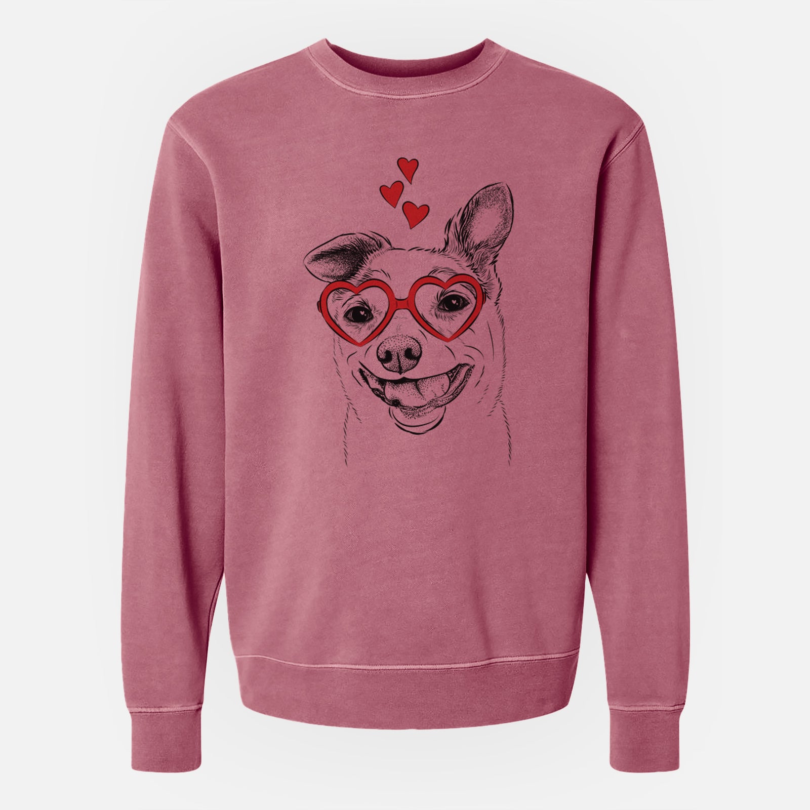 Valentine Mortimer the Mixed Breed - Unisex Pigment Dyed Crew Sweatshirt