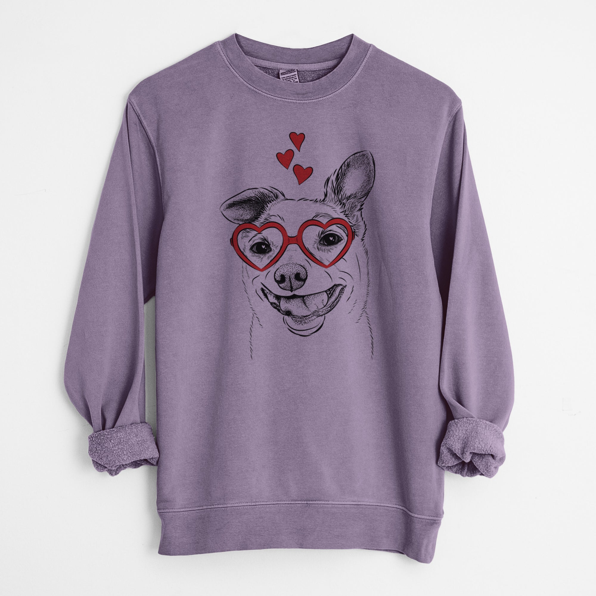 Valentine Mortimer the Mixed Breed - Unisex Pigment Dyed Crew Sweatshirt