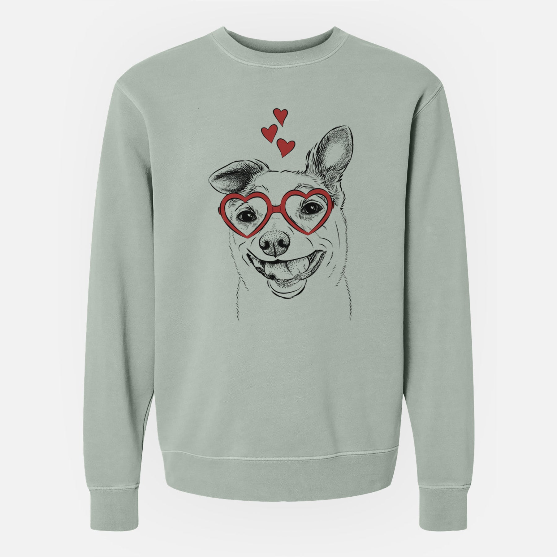 Valentine Mortimer the Mixed Breed - Unisex Pigment Dyed Crew Sweatshirt