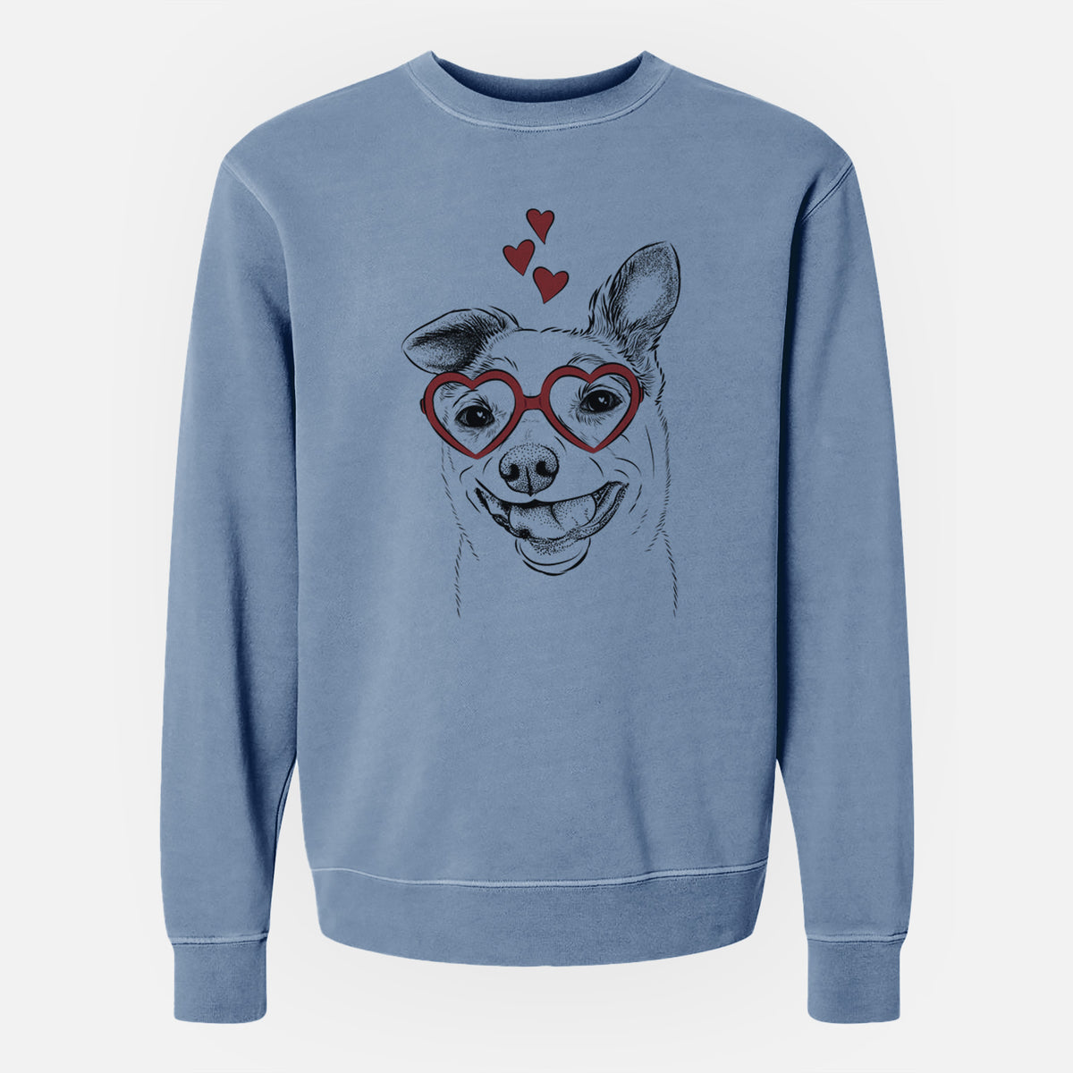 Valentine Mortimer the Mixed Breed - Unisex Pigment Dyed Crew Sweatshirt