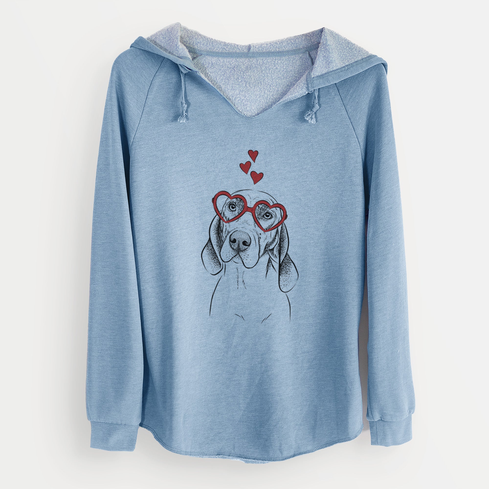 Valentine Norman the Plott Hound - Cali Wave Hooded Sweatshirt