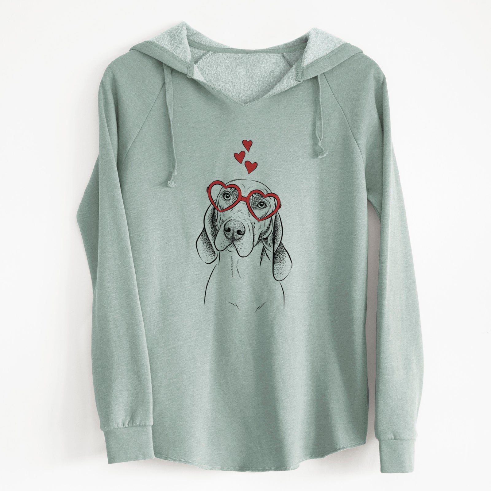 Valentine Norman the Plott Hound - Cali Wave Hooded Sweatshirt