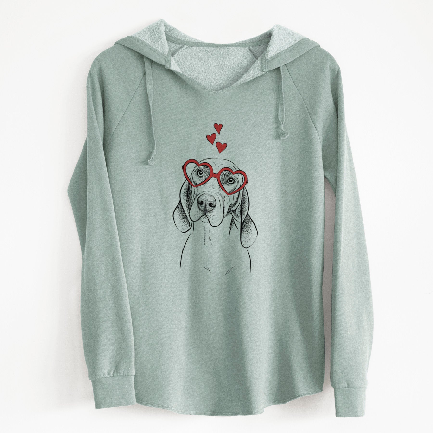 Valentine Norman the Plott Hound - Cali Wave Hooded Sweatshirt