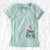 Valentine Norman the Plott Hound - Women's Perfect V-neck Shirt