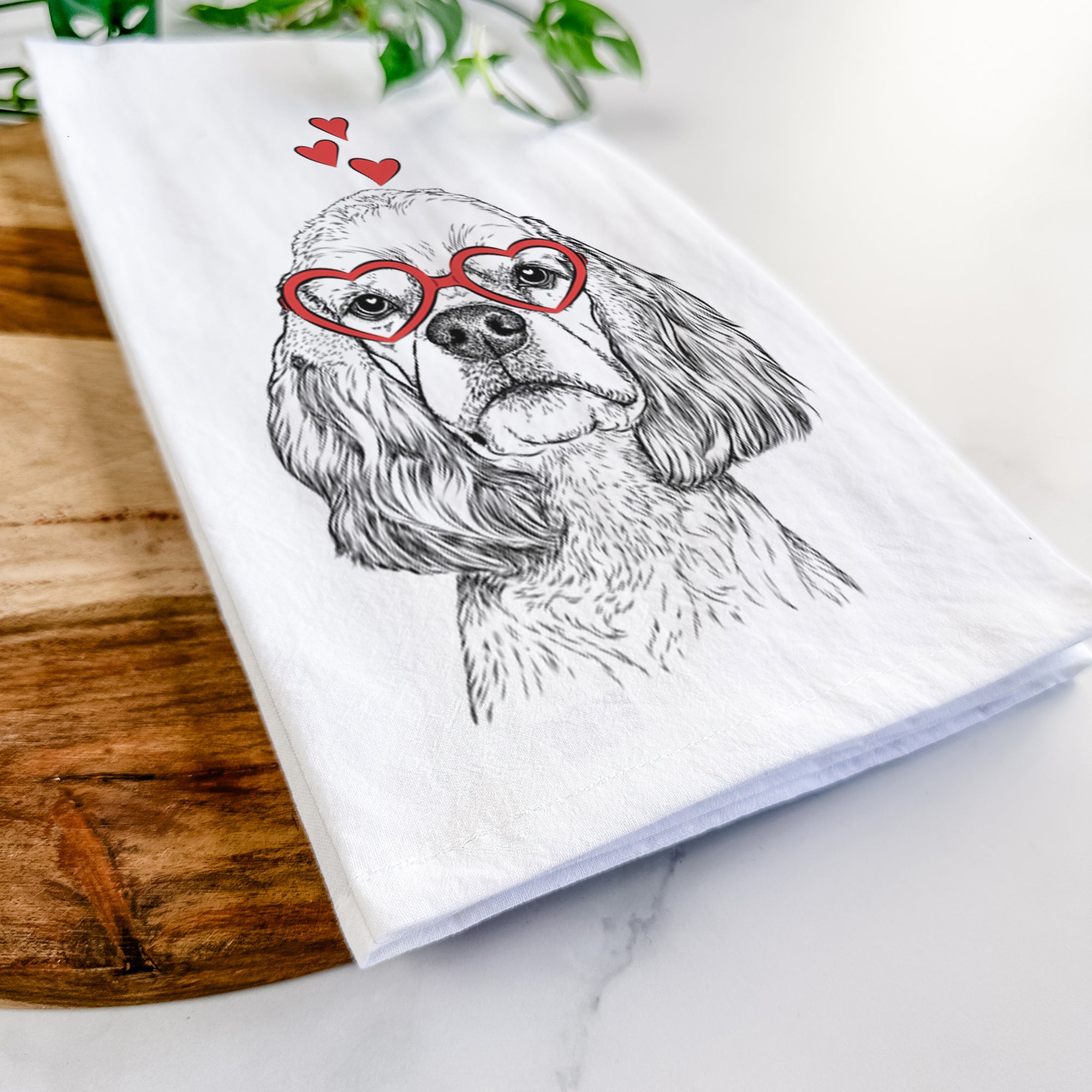 Oakley the American Cocker Spaniel Tea Towel