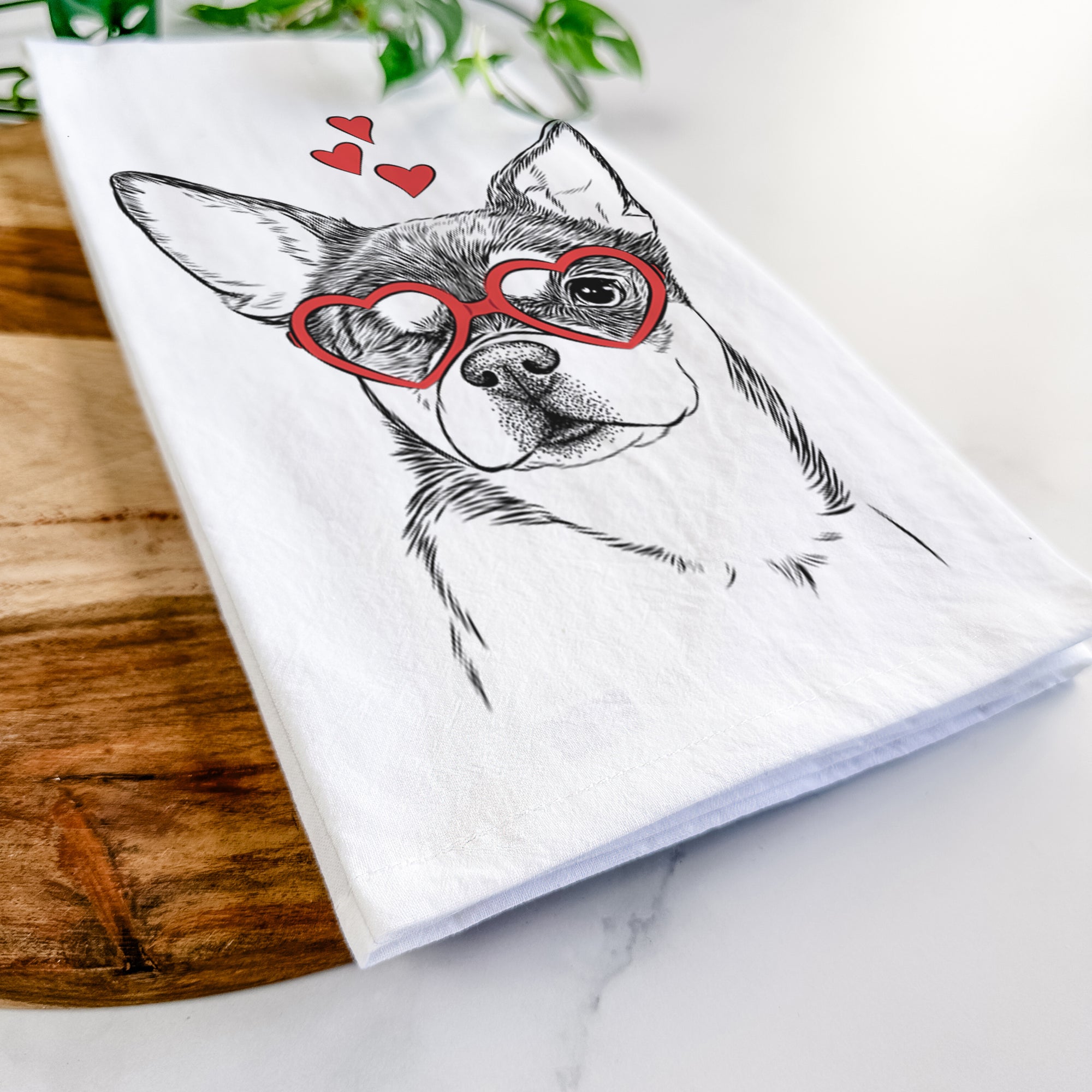 Paris the Chihuahua Tea Towel