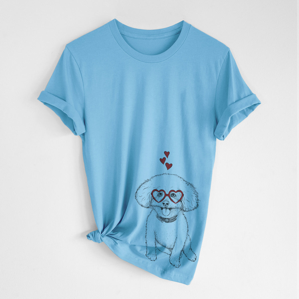 Valentine Peyton the Bichon Frise - Unisex Crewneck