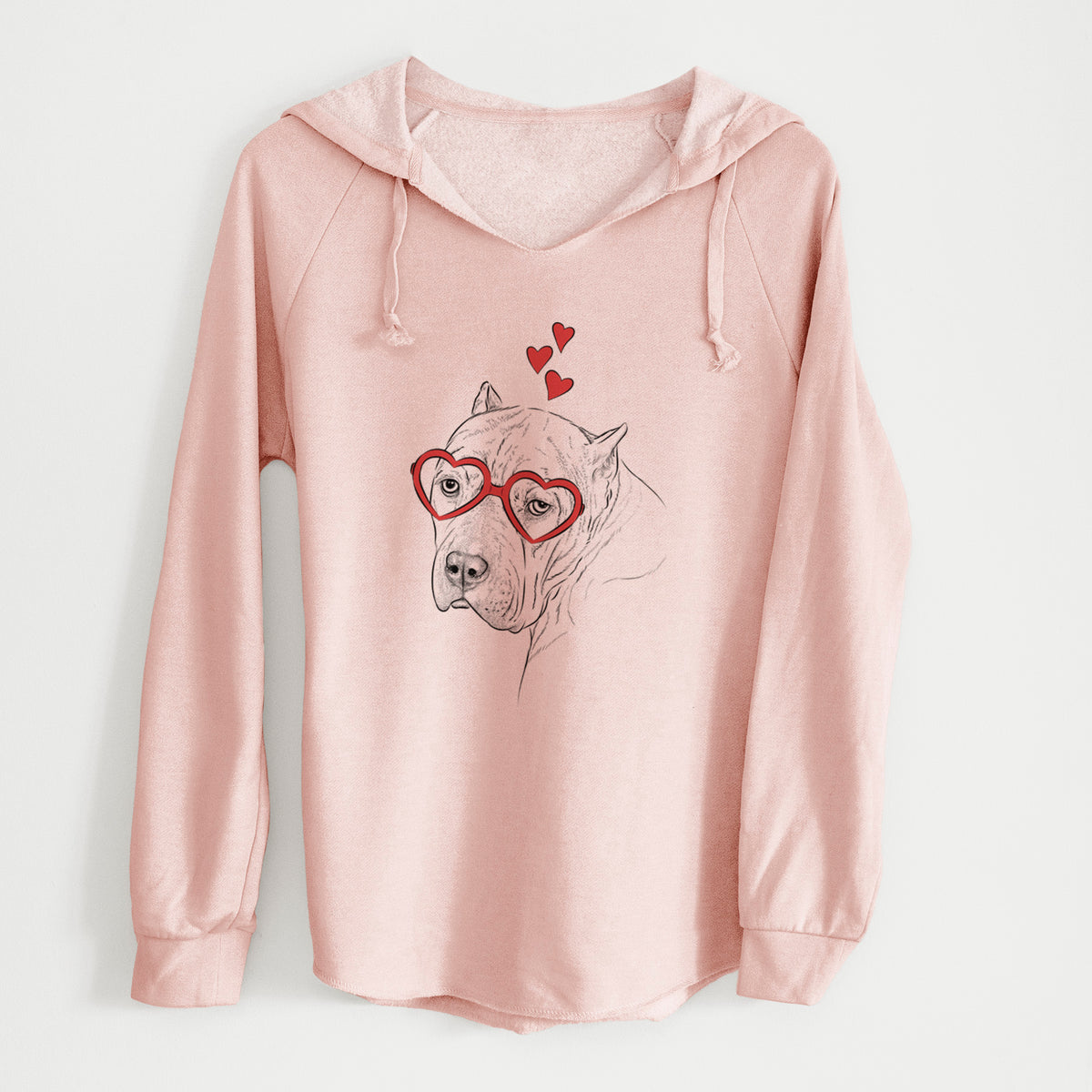 Valentine Precious the Staffordshire Terrier - Cali Wave Hooded Sweatshirt