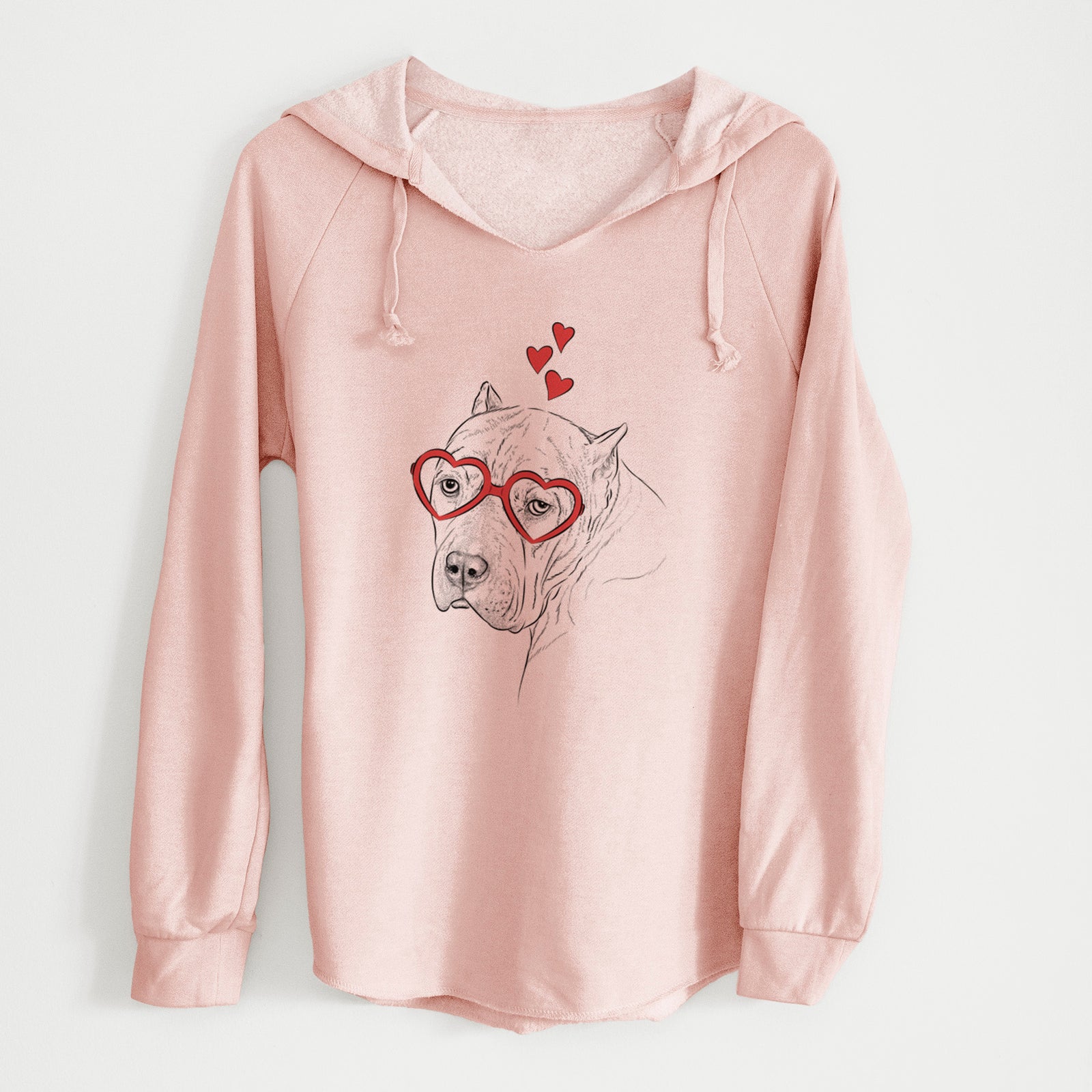 Valentine Precious the Staffordshire Terrier - Cali Wave Hooded Sweatshirt