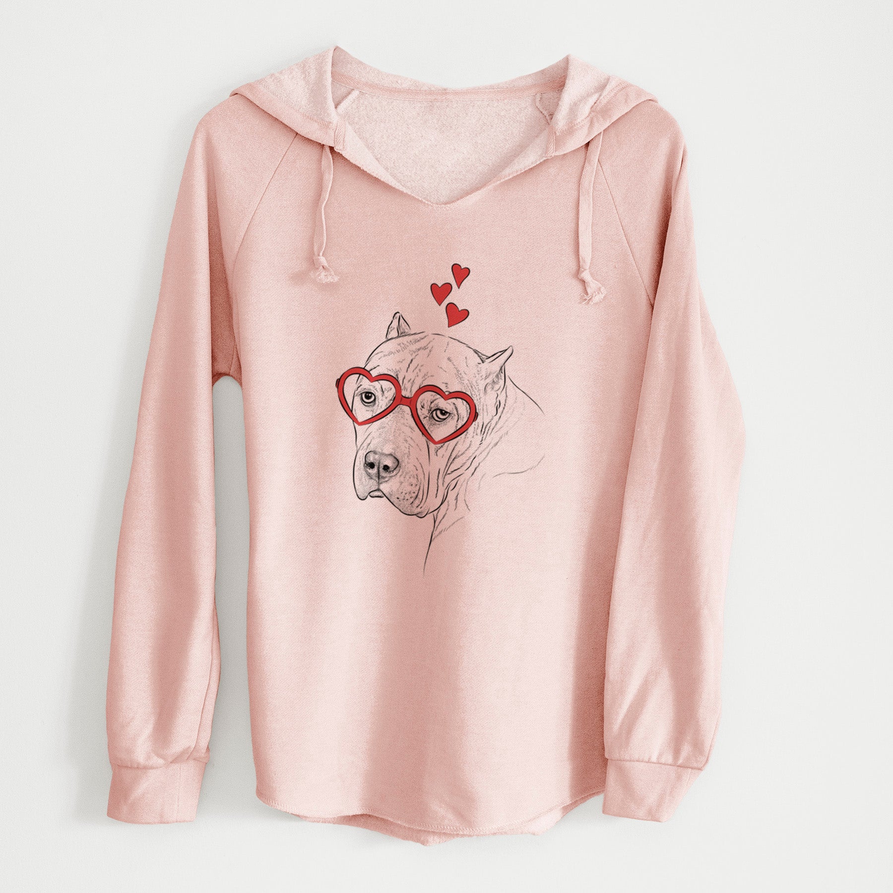 Valentine Precious the Staffordshire Terrier - Cali Wave Hooded Sweatshirt