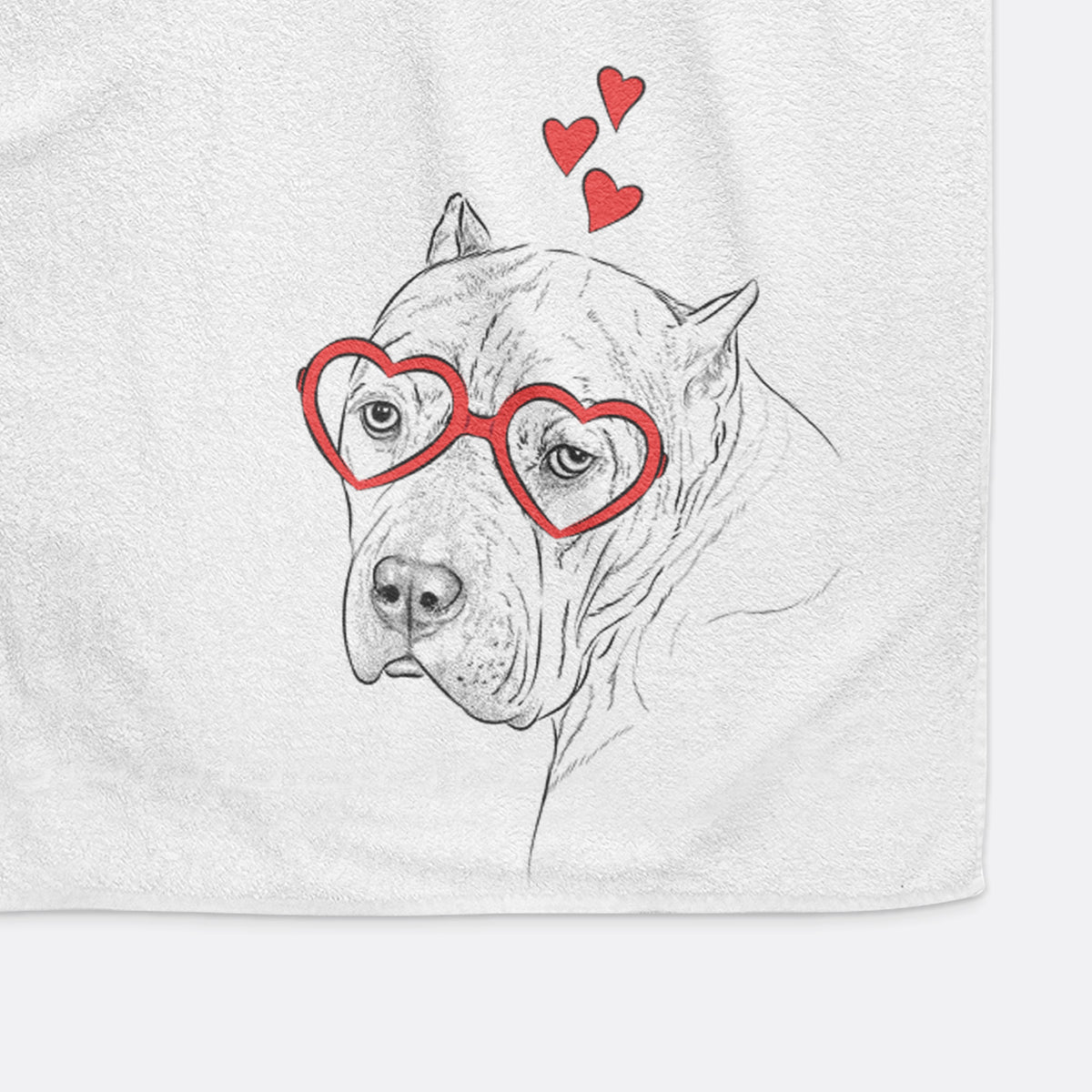 Precious the Staffordshire Terrier Decorative Hand Towel