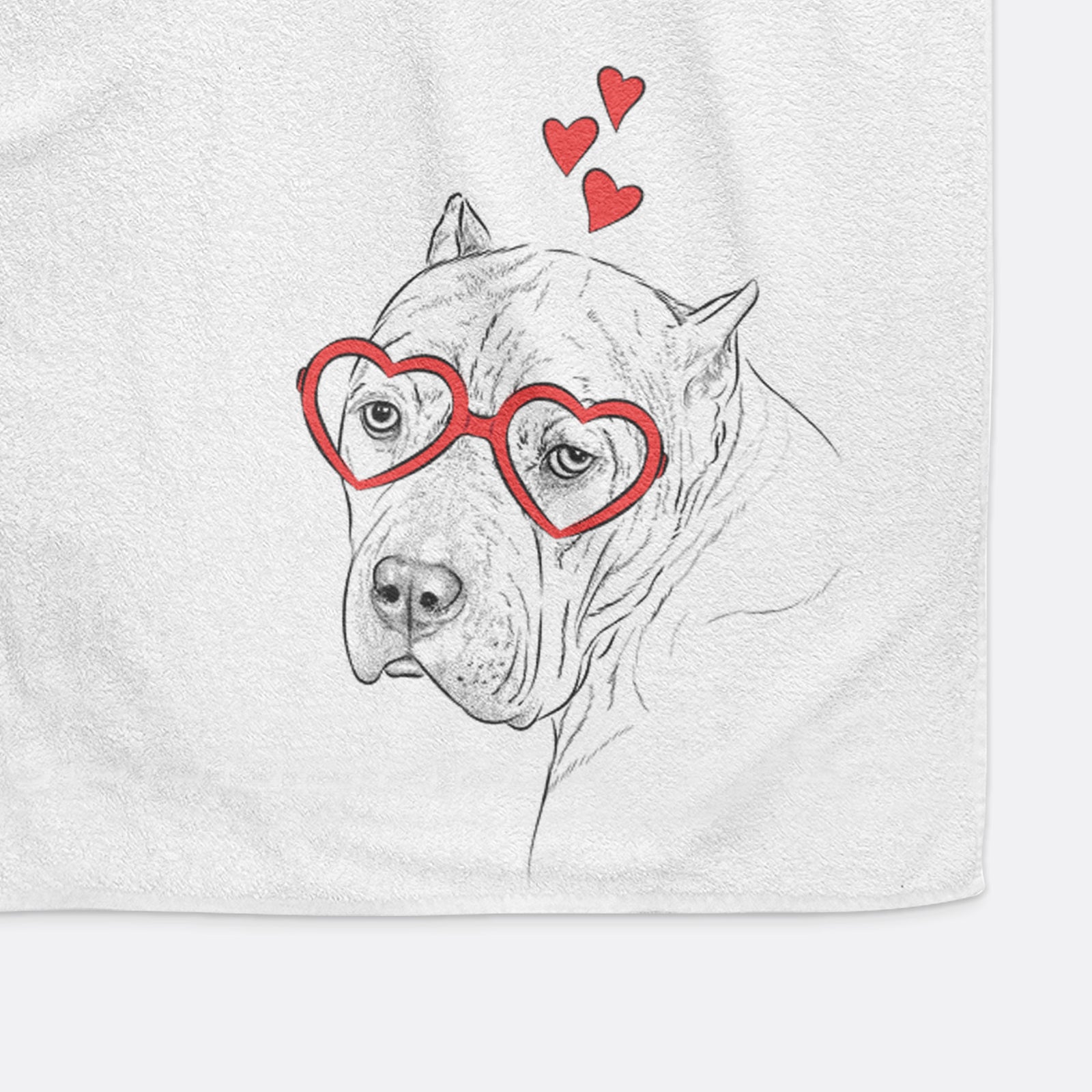 Precious the Staffordshire Terrier Decorative Hand Towel