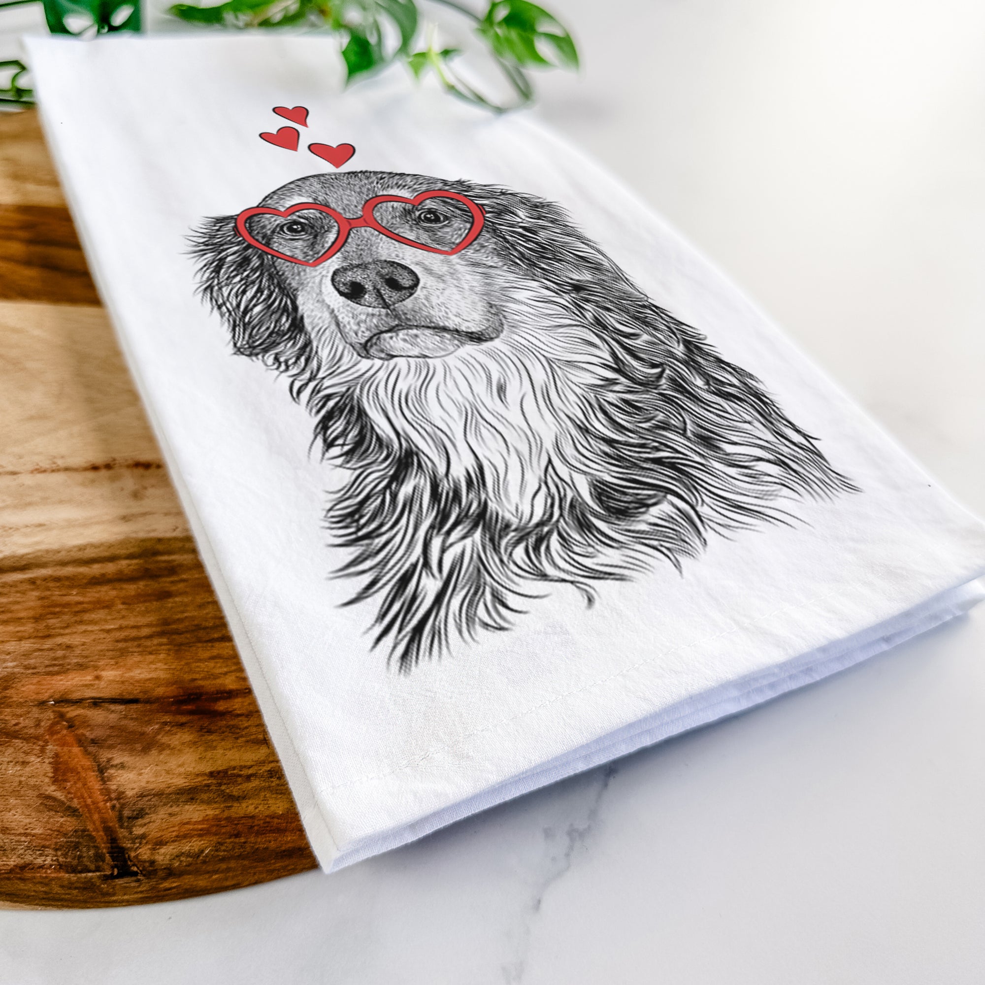 Ranger the Mixed Breed Tea Towel