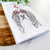 Red the English Springer Spaniel Tea Towel