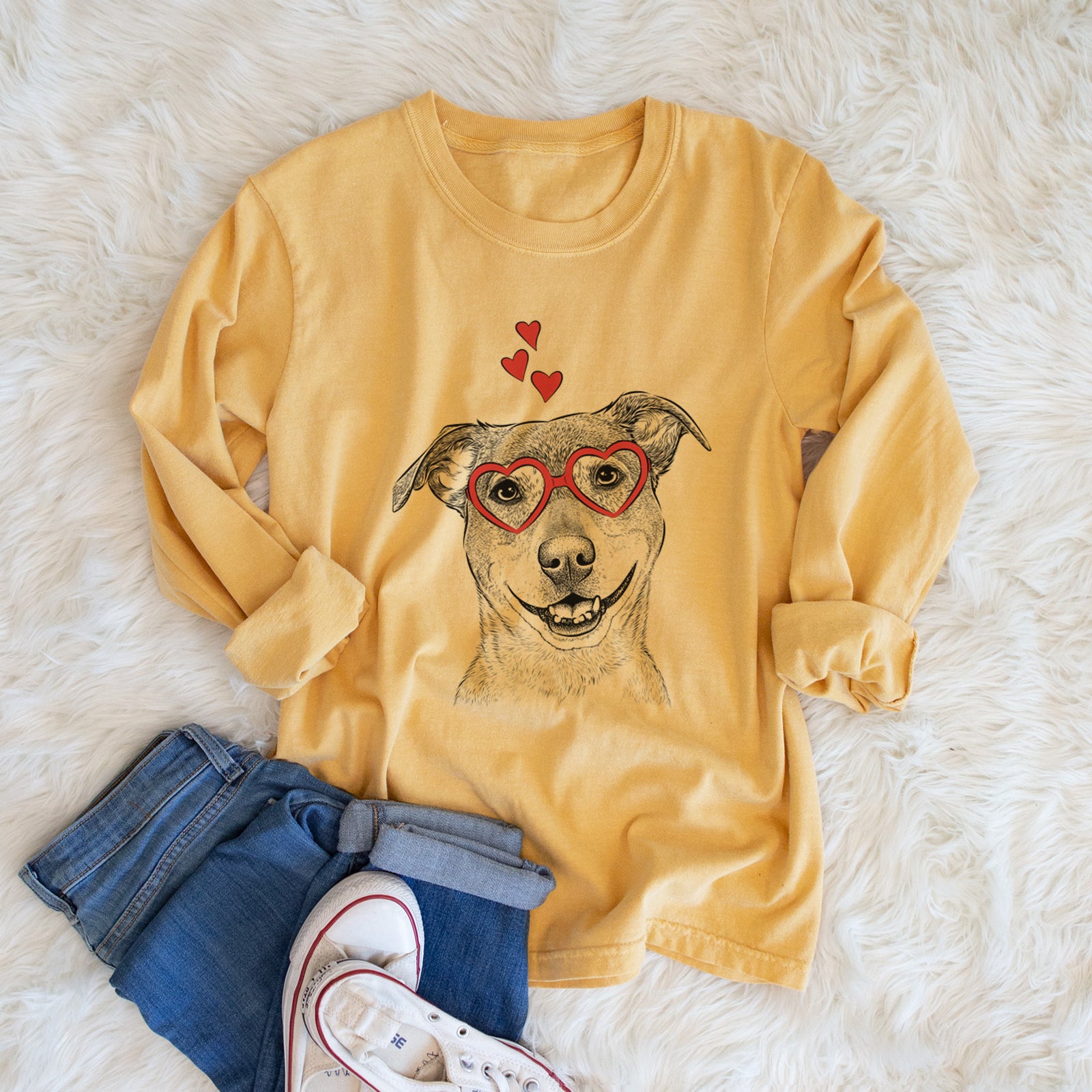 Valentine Reese the Mountain Cur - Heavyweight 100% Cotton Long Sleeve