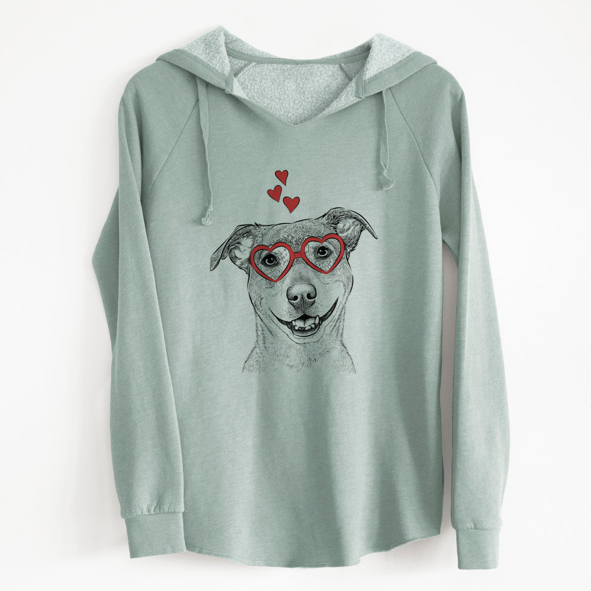 Valentine Reese the Mountain Cur - Cali Wave Hooded Sweatshirt