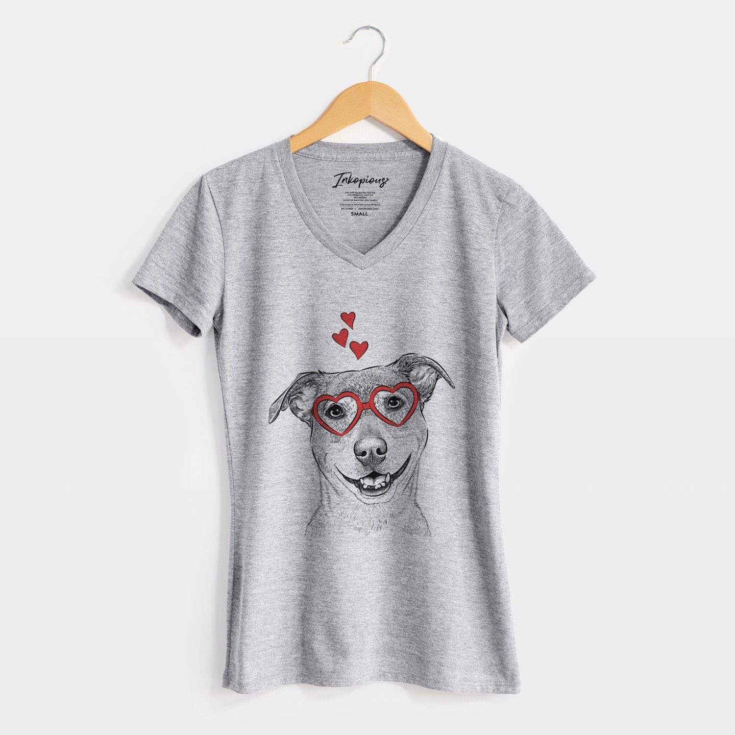 Valentine Reese the Mountain Cur - Women's Perfect V-neck Shirt