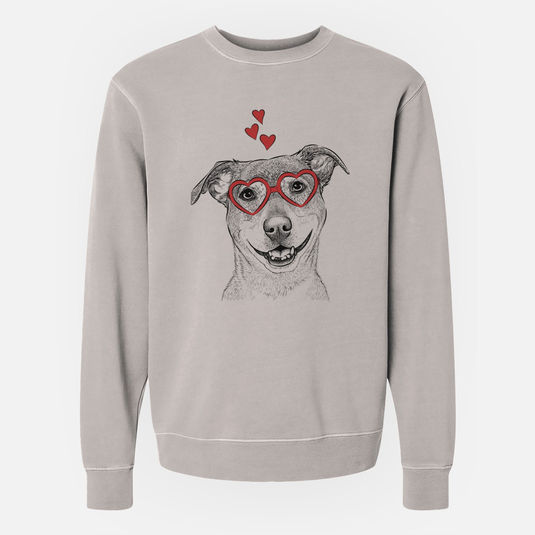 Valentine Reese the Mountain Cur - Unisex Pigment Dyed Crew Sweatshirt