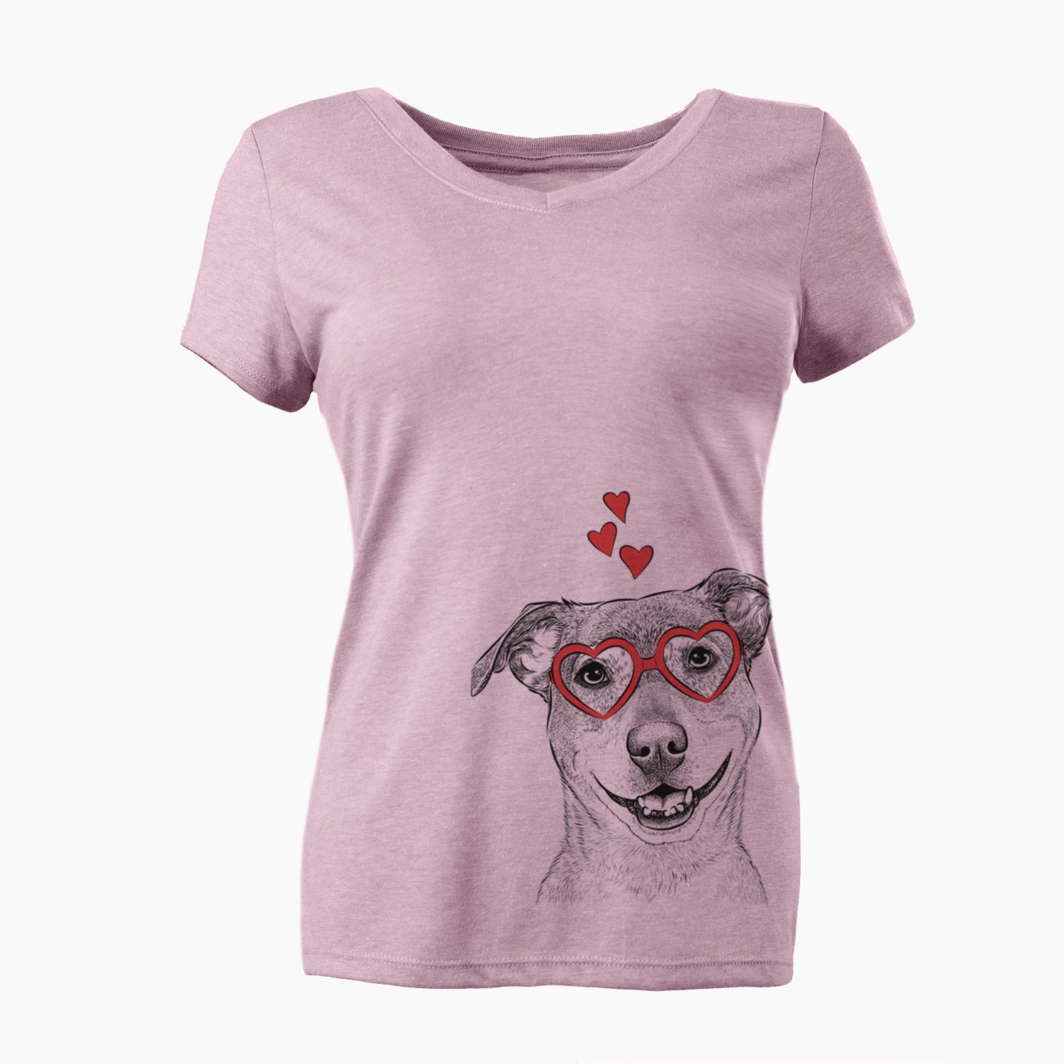 Valentine Reese the Mountain Cur - Women's Perfect V-neck Shirt