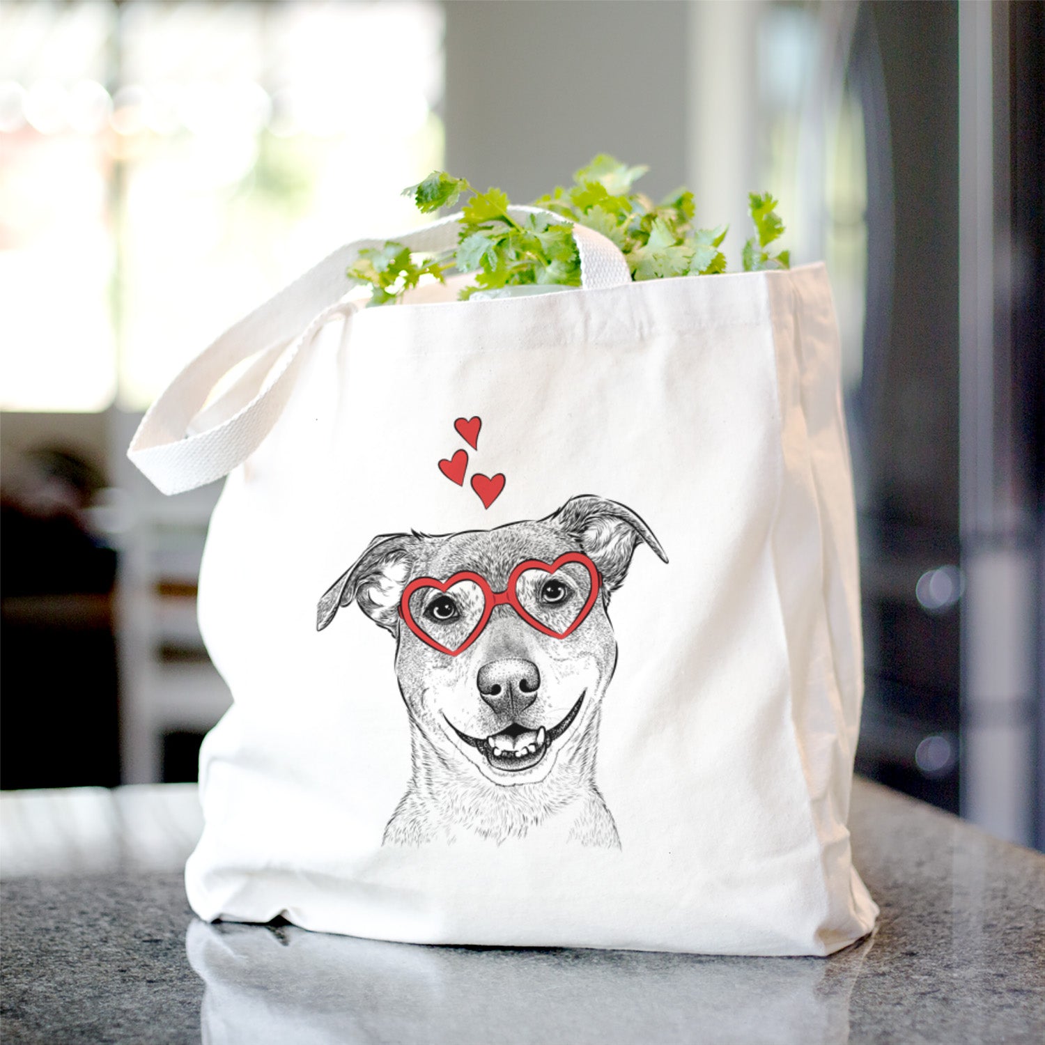 Reese the Mountain Cur - Tote Bag