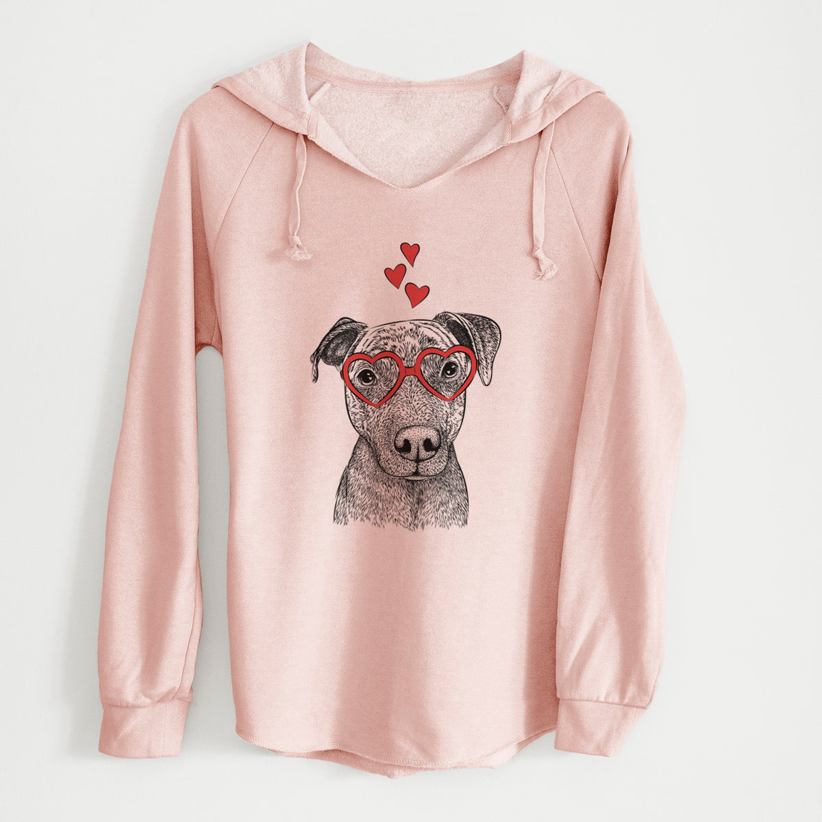 Valentine Reeses the Pitbull - Cali Wave Hooded Sweatshirt