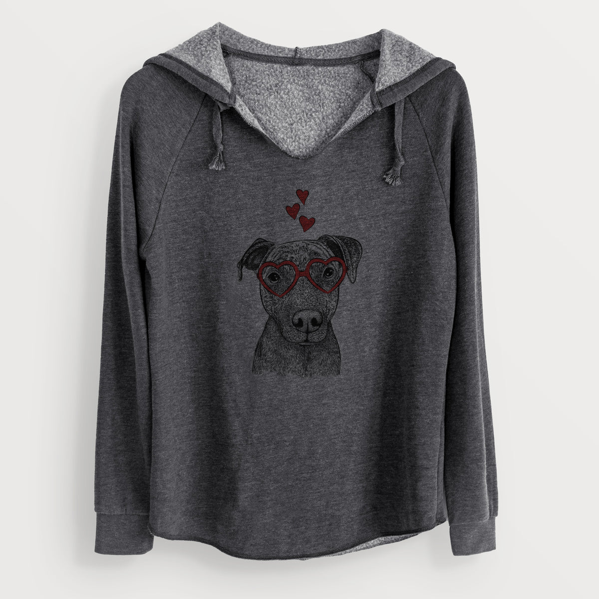 Valentine Reeses the Pitbull - Cali Wave Hooded Sweatshirt