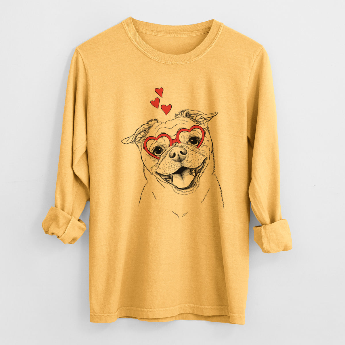 Valentine Riley the Chug - Heavyweight 100% Cotton Long Sleeve