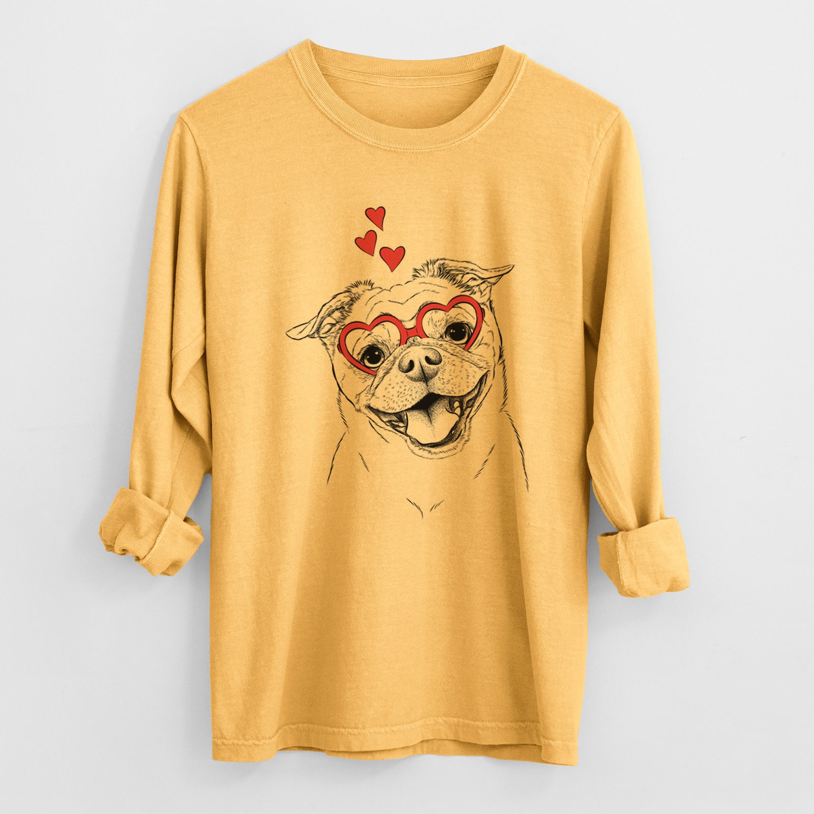 Valentine Riley the Chug - Heavyweight 100% Cotton Long Sleeve