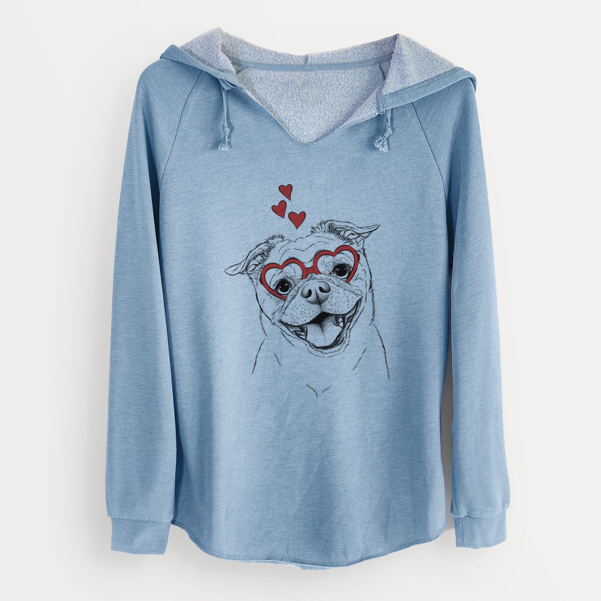 Valentine Riley the Chug - Cali Wave Hooded Sweatshirt