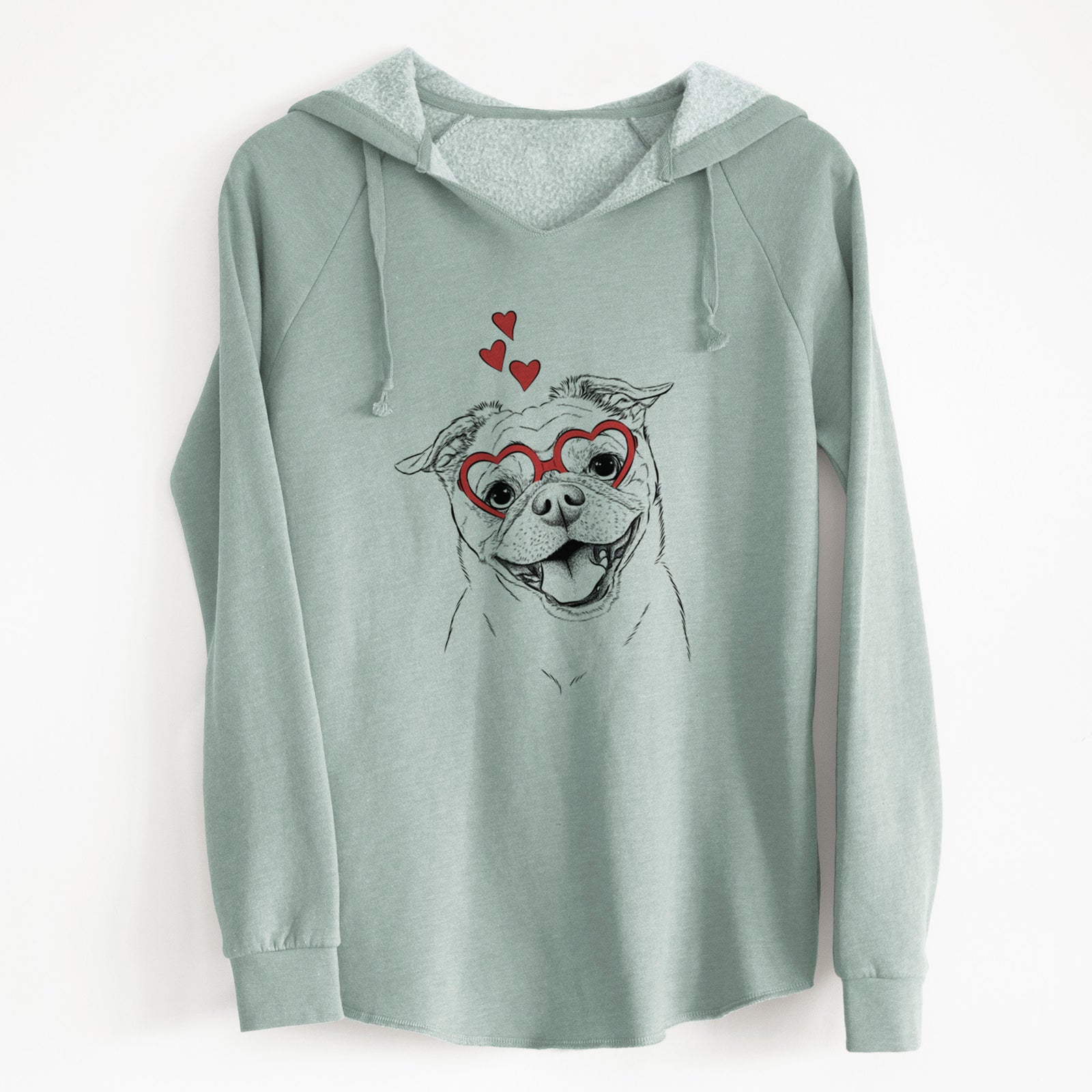 Valentine Riley the Chug - Cali Wave Hooded Sweatshirt