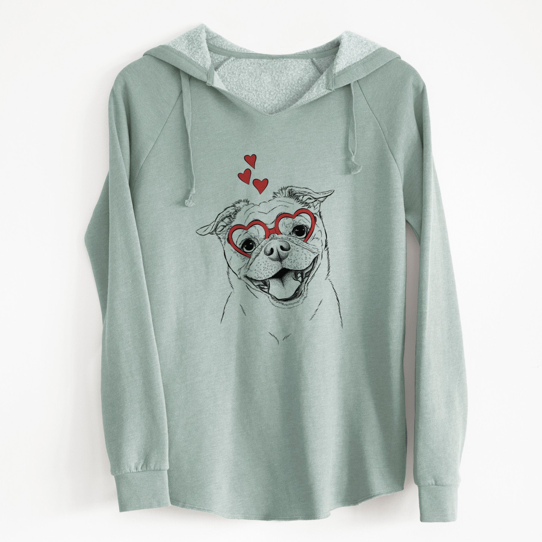 Valentine Riley the Chug - Cali Wave Hooded Sweatshirt