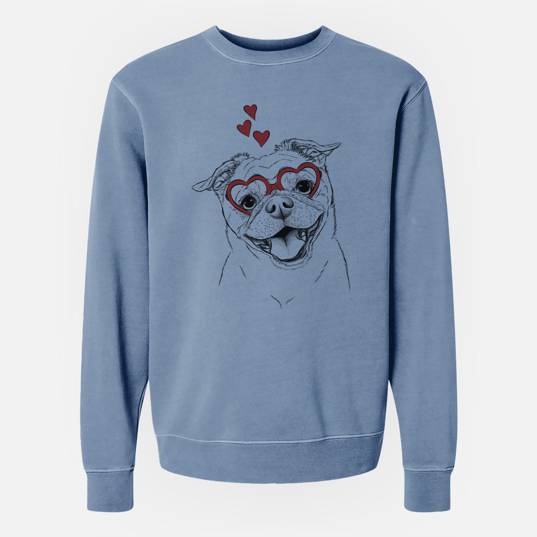 Valentine Riley the Chug - Unisex Pigment Dyed Crew Sweatshirt