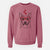 Valentine Rio the Australian Cattle Dog - Unisex Pigment Dyed Crew Sweatshirt