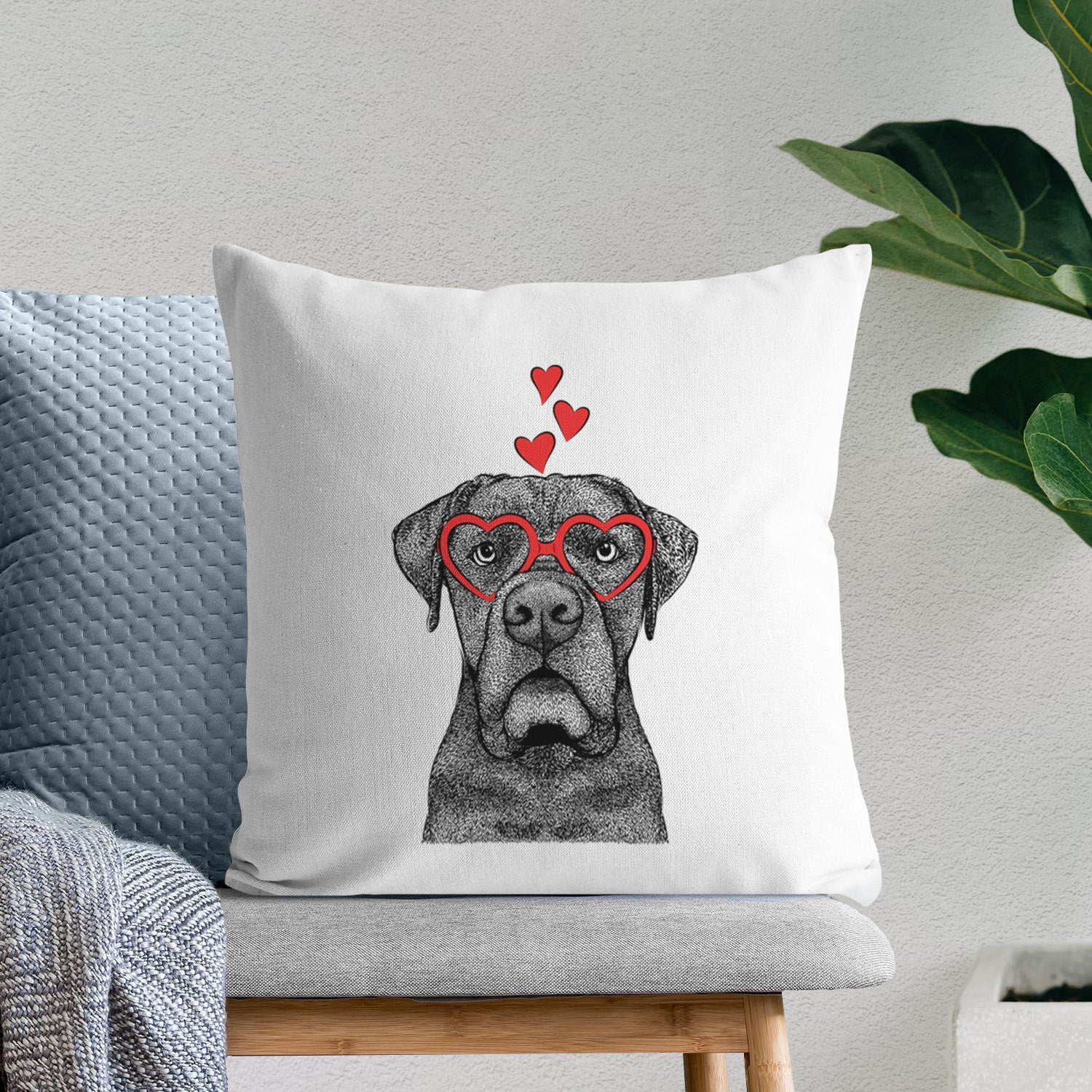 Rocco the Cane Corso - Throw Pillow Cover
