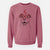 Valentine Roscoe the Pitbull - Unisex Pigment Dyed Crew Sweatshirt