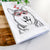 Sesi the Siberian Husky Tea Towel