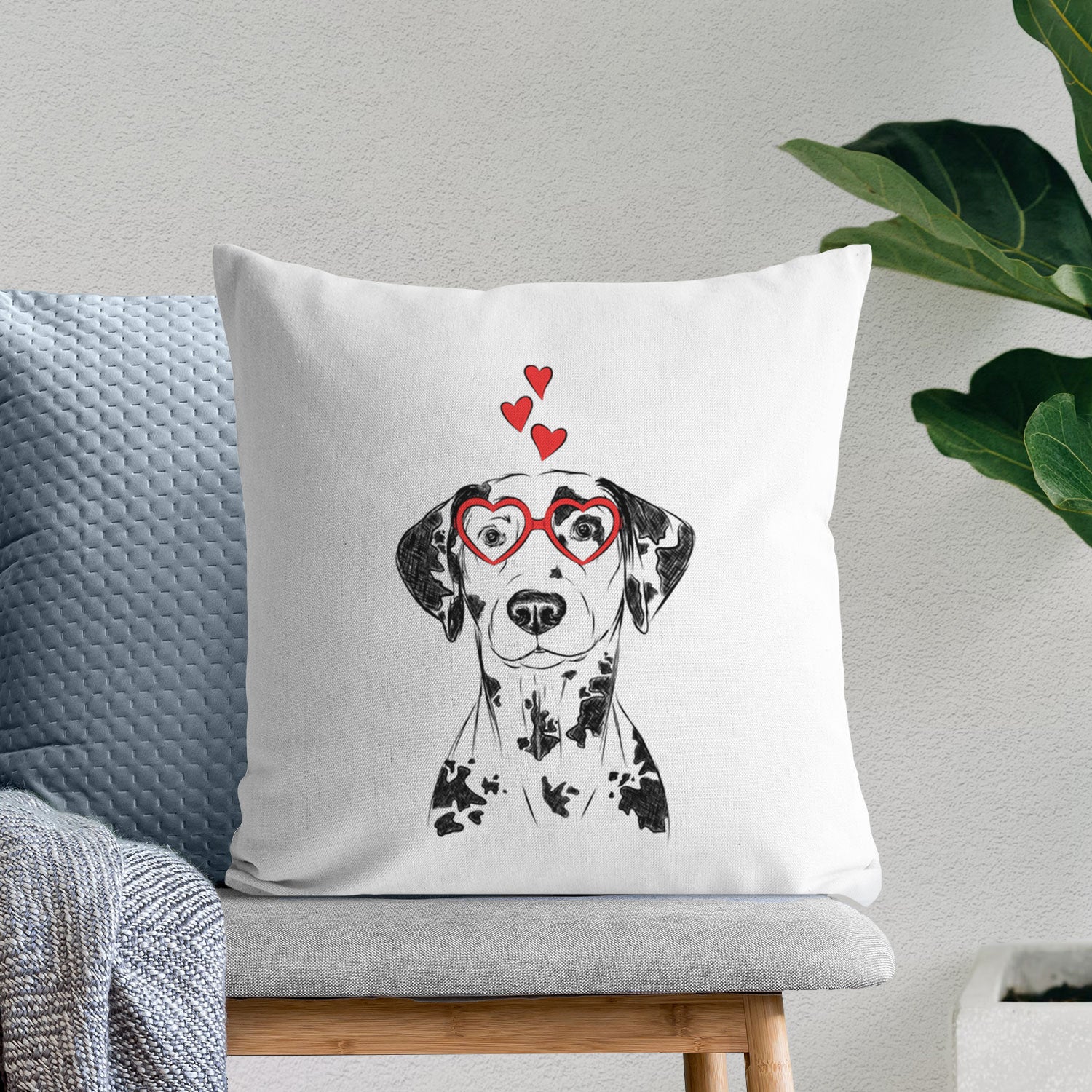 Spot the Dalmatian - Throw Pillow Cover