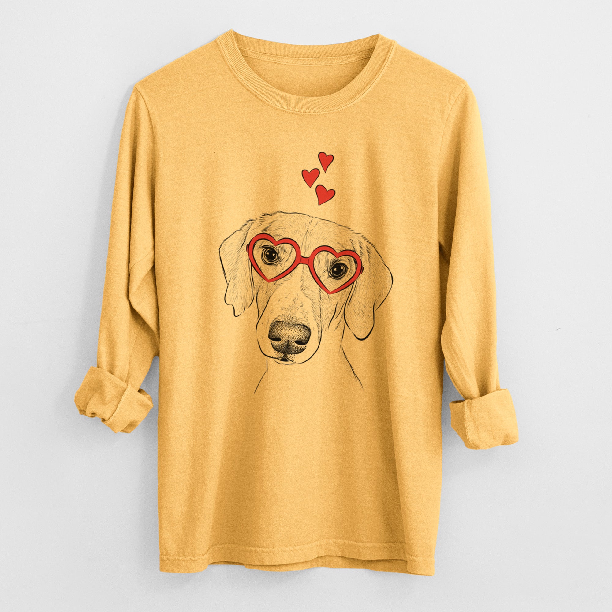 Valentine Stanley the Foxhound - Heavyweight 100% Cotton Long Sleeve