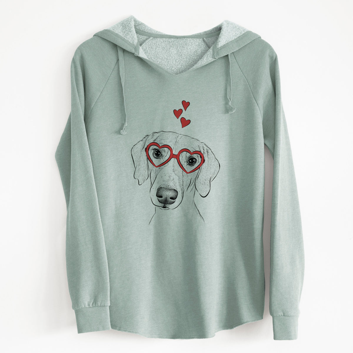 Valentine Stanley the Foxhound - Cali Wave Hooded Sweatshirt