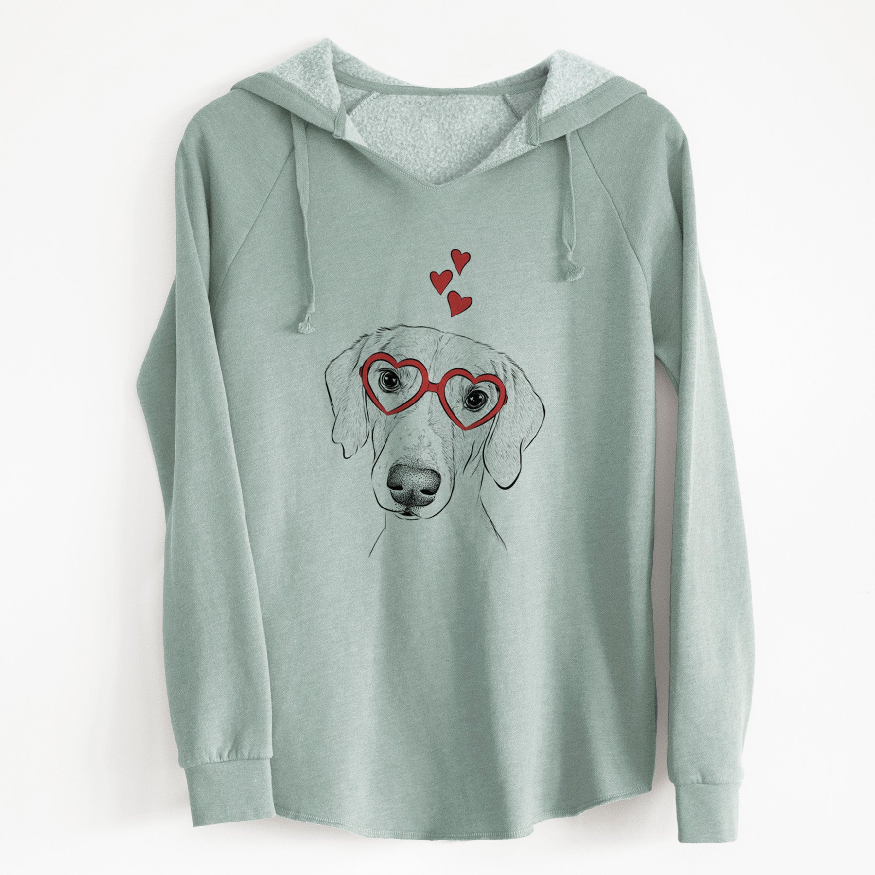 Valentine Stanley the Foxhound - Cali Wave Hooded Sweatshirt