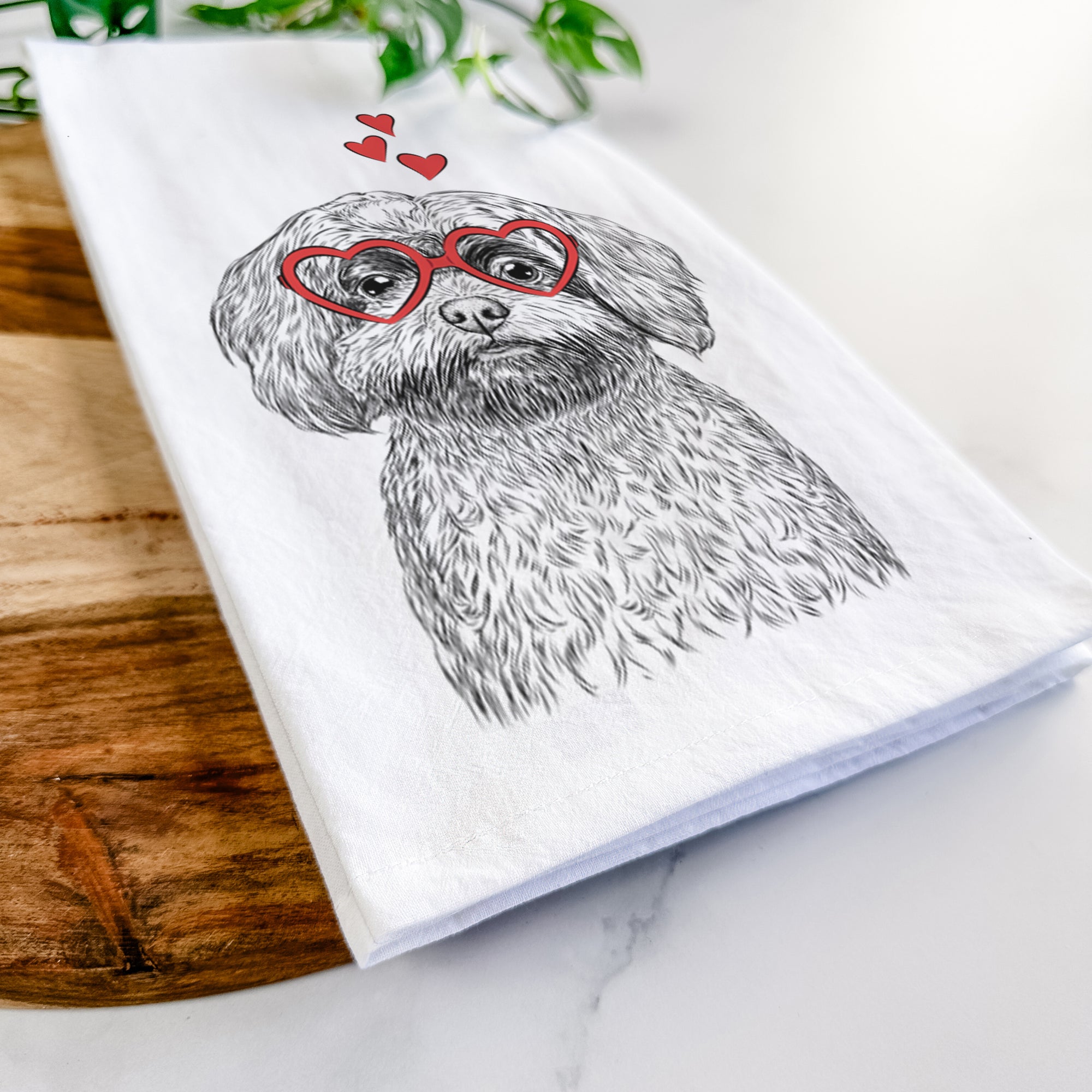 Stella the Shih Tzu Mix Tea Towel