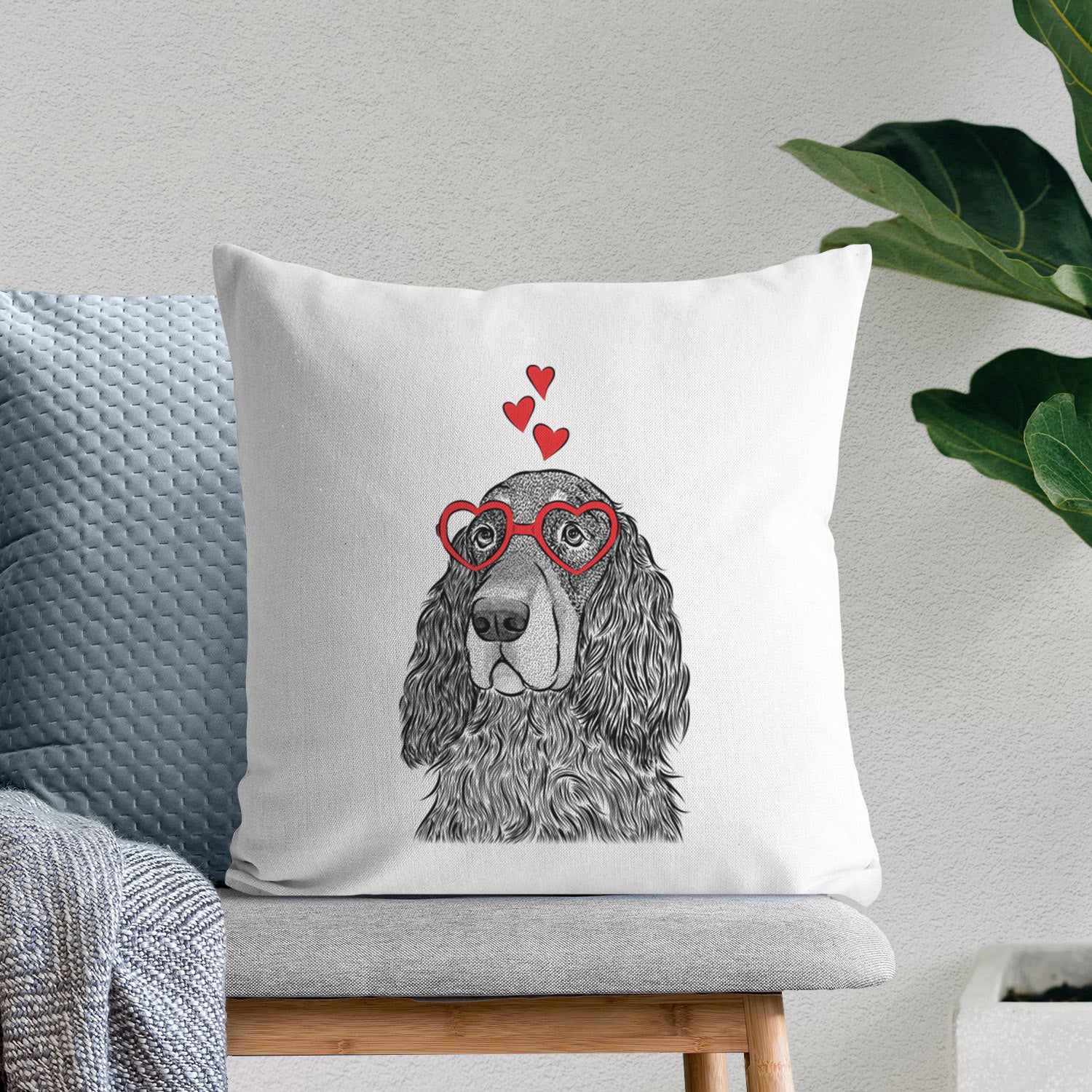 Stormy the Gordon Setter - Throw Pillow Cover