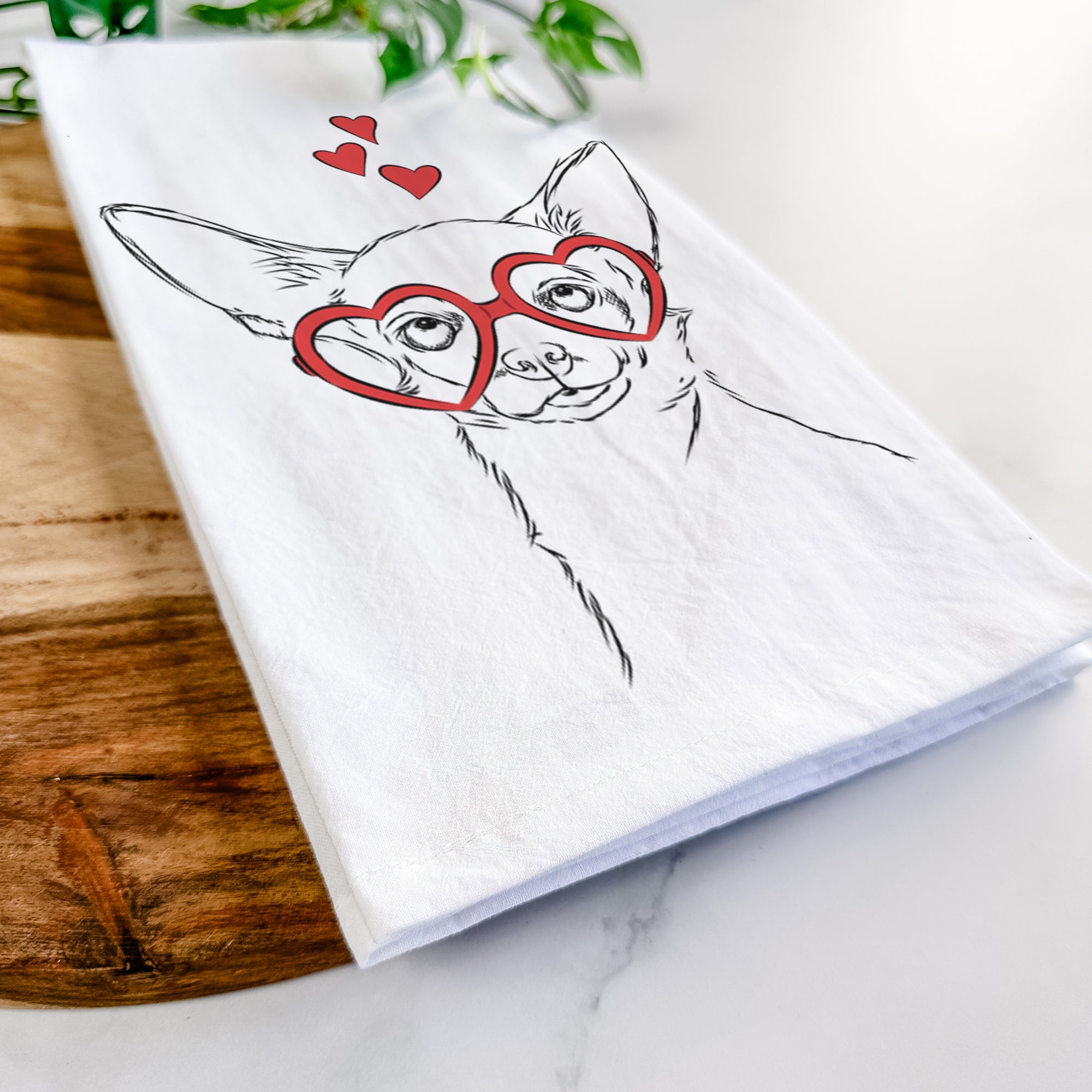 Tabitha the Chihuahua Tea Towel