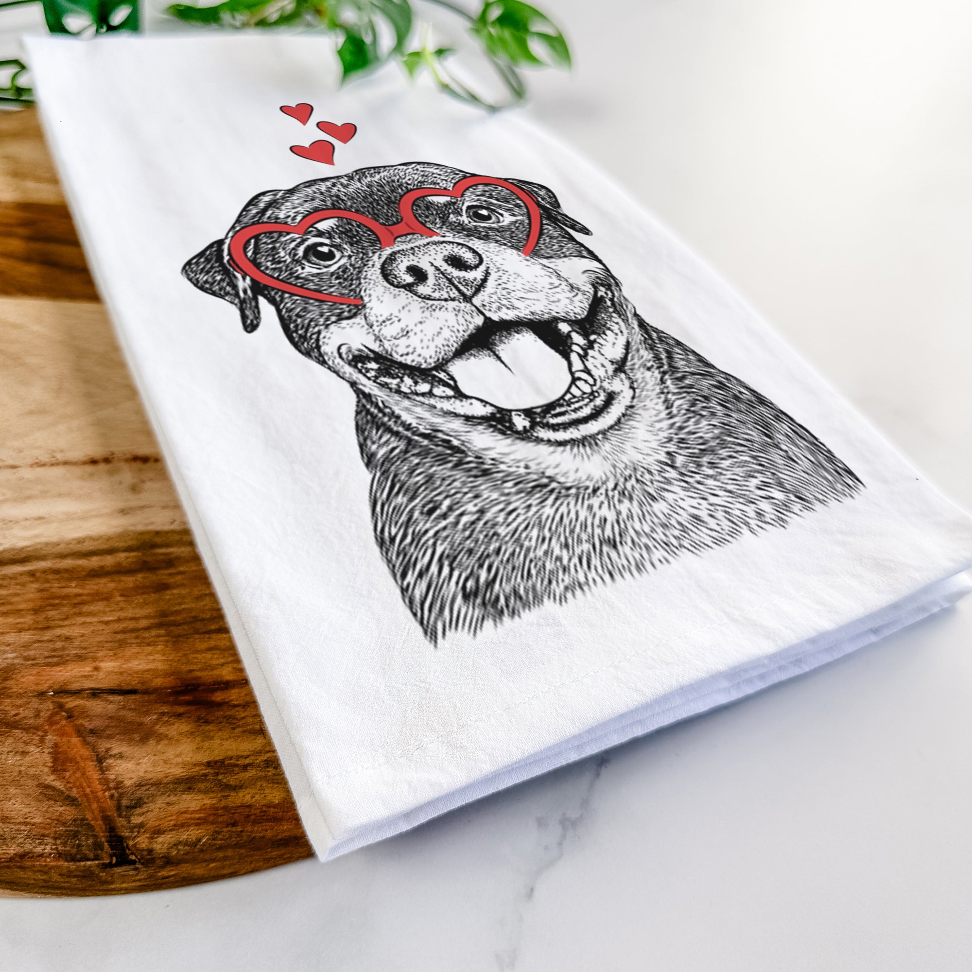 Talos the Rottweiler Tea Towel