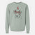 Valentine Titus the Great Dane - Unisex Pigment Dyed Crew Sweatshirt