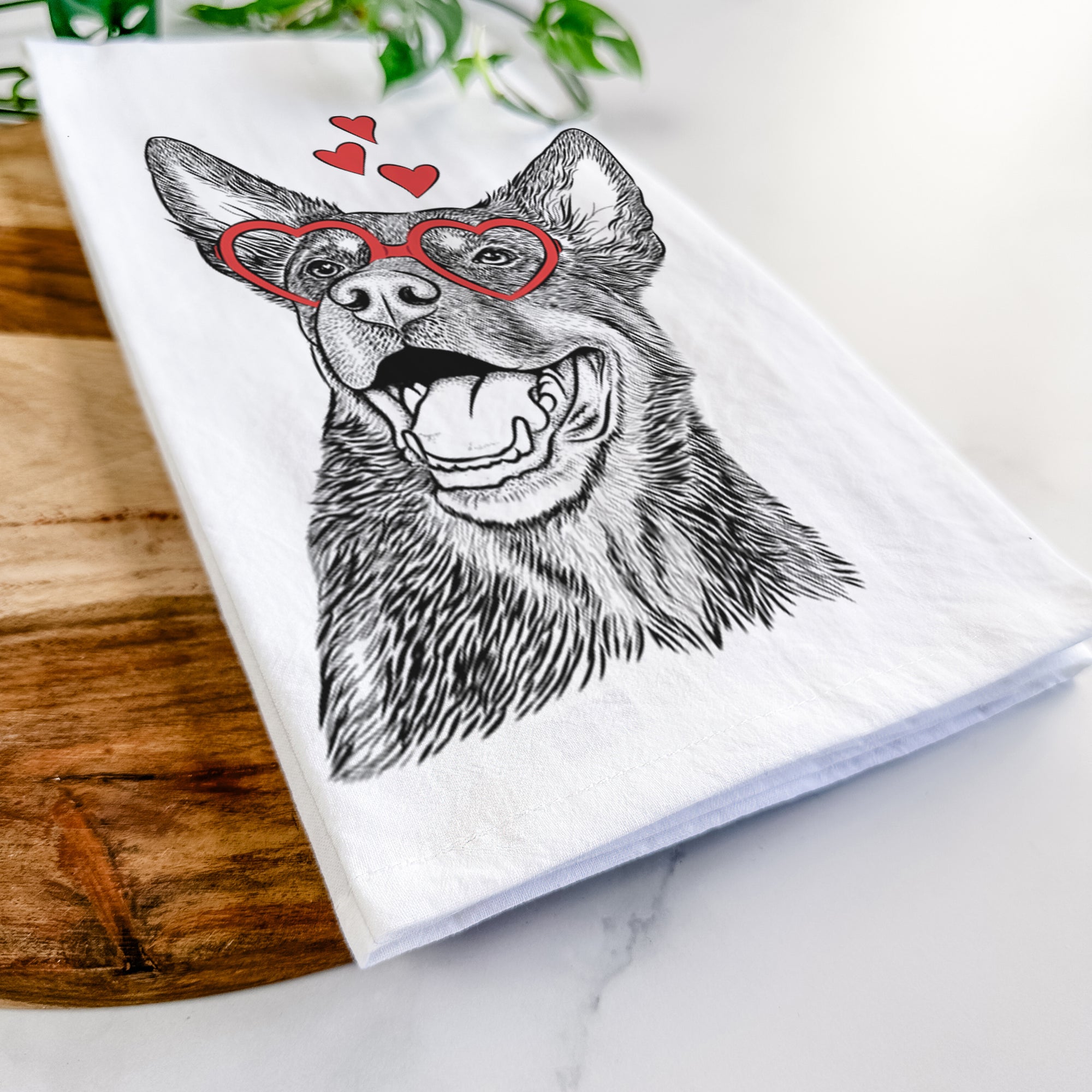 Tucker the Australian Kelpie Tea Towel